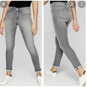 Athleta Size 0 Gray High Rise Sculptek Skinny Jeans